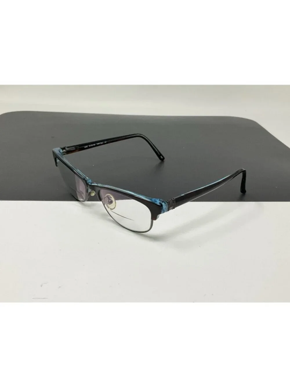 Helium Eyeglasses Womens Tortoise Blue 4246 Cat Eye Frames 51-16-135